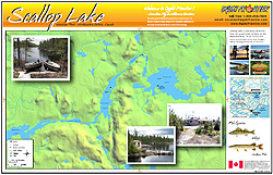 Scallop Lake Fishing Map