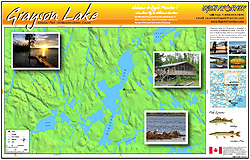 Grayson Lake Fishing Map